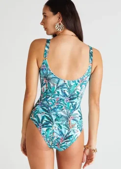 Aqua Blu Muse Nicola Round Neck Swimsuit
