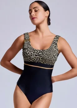 David Olivia Leopard Swimsuit
