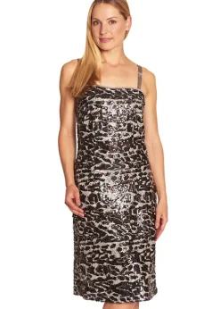 Feraud Leopard Sequined Sun Dress