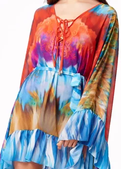 Forever Unique Tie Dye Tiki Kaftan