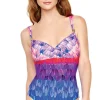 Gottex Cosmic Petals Surplice Swimsuit