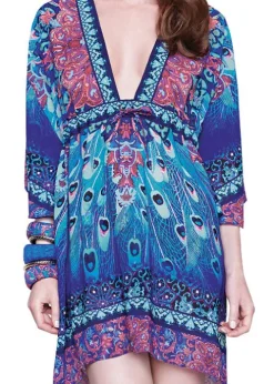 Gottex Exotic Peacock Beach Dress