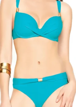 Gottex GTX Calypso Cross Front Moulded Aqua Bikini