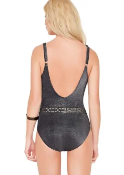 Gottex Jewel Box Mystic Quartz Square Neck Swimsuit