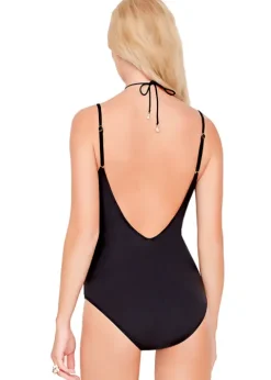 Gottex Jewel Box South Sea Pearl V Neck Swimsuit
