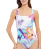 Gottex La Vie Est Belle Square Neck Swimsuit