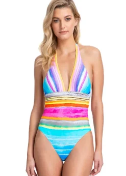 Gottex Piruleta Halter Neck Swimsuit