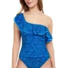Gottex Profile Mehndi One Shoulder Swimsuit