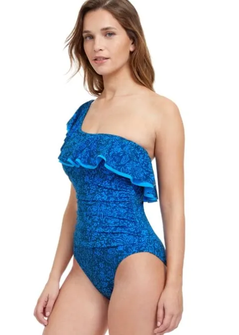 Gottex Profile Mehndi One Shoulder Swimsuit