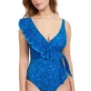 Gottex Profile Mehndi Surplice Swimsuit