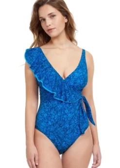 Gottex Profile Mehndi Surplice Swimsuit
