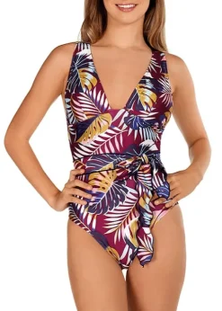Lola Palm Leaf Swimsuit