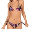 Lola Palm Leaf Triangle Bikini