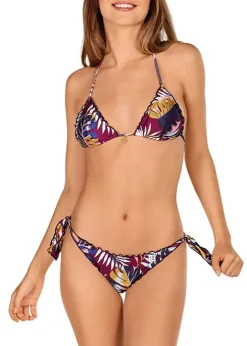 Lola Palm Leaf Triangle Bikini