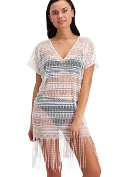 Moontide Aztec V Neck Cover Up
