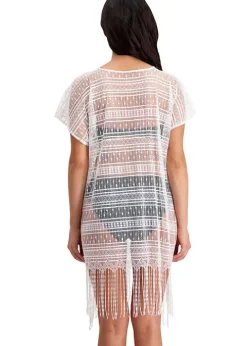 Moontide Aztec V Neck Cover Up