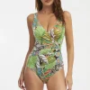 Nuria Ferrer Botanic Wrap Swimsuit