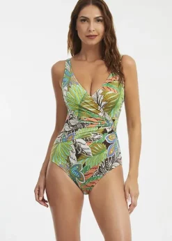 Nuria Ferrer Botanic Wrap Swimsuit