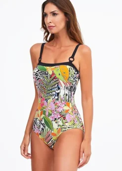 Nuria Ferrer Palm Square Neck Swimsuit