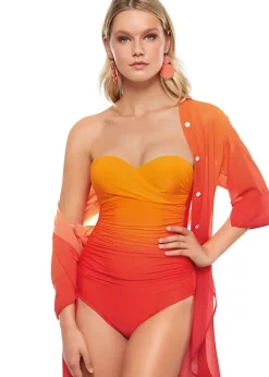 Roidal Brasil Megan Ombre Bandeau Swimsuit