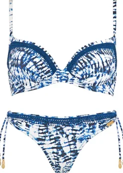 Watercult Batik Twist Plunge Top Bikini